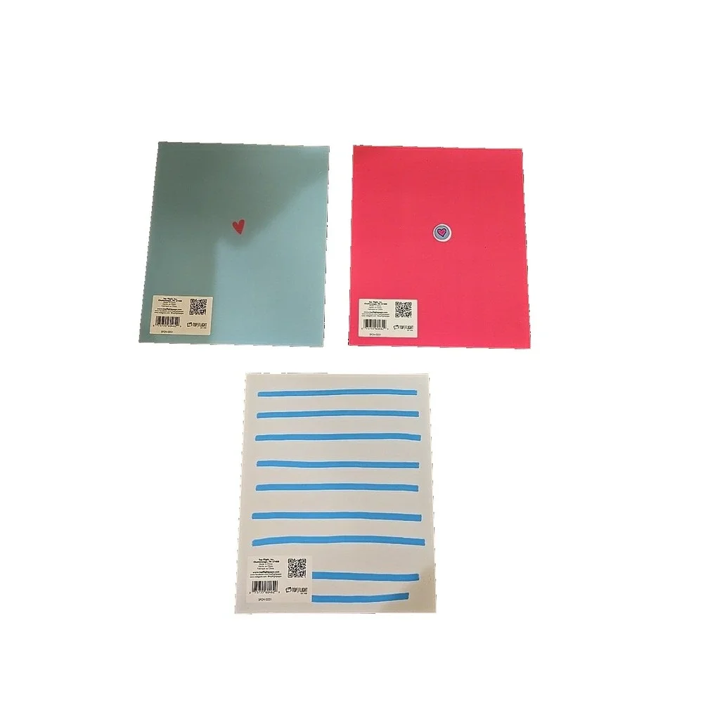Set of 3‎ Pocket Folders - Cute Animal Designs, Dog, Cat, Rabbit